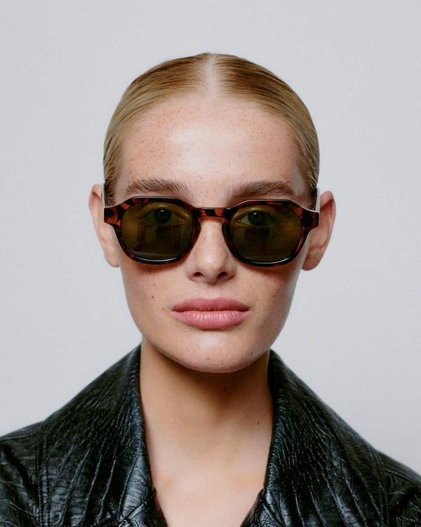 Zan / Havana & Graphite Green Lens - Shade Files